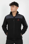 Obrano Outdoor Polar Ceket Softshell Kumaş Detaylı Tactical - 2