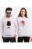 Tshirthane Her Beast His Beutiful  Sevgili Kombinleri Kapüşonlu Kombini - 1