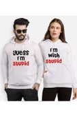 Tshirthane Stupid Sevgili Kombinleri Kapüşonlu Kombini - 1