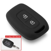 RENAULT DUSTER DACIA SCENIC MASTER MEGANE MEGANE 2 SİLİKON ANAHTAR KILIF (SİYAH) thumbnail 1