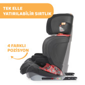 Chicco Oasys 2-3 Fixplus Evo Oto Koltuğu 15-36 Kg JetBlack - 5