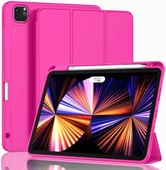 Apple iPad Pro 12.9 6. Nesil 5. Nesil Kılıf Pen Charge Kalem Bölmeli 2021-2022 - 4