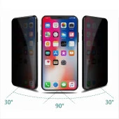 Vendas iPhone X Privacy tam kaplama hayalet nano ekran koruyucu - 2