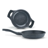 ThermoAd 2'li Döküm Tava Sahan Seti 20 cm 26 cm - 1