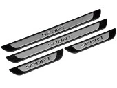 Volkswagen Golf 8 için Hatchback Krom Kapı Eşik Koruması Sport Line 4 Parça. 2020 Üzeri thumbnail 3