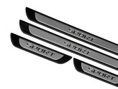 Volkswagen Golf 8 için Hatchback Krom Kapı Eşik Koruması Sport Line 4 Parça. 2020 Üzeri thumbnail 4