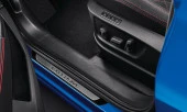 Volkswagen Polo 6 için Hatchback Makyajlı Krom Kapı Eşik Koruması Exclusive Line 4 Parça. 2021 Üzeri - 2