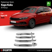 Fiat Egea Hatchback için Krom Kapı Kolu 8 Parça. 2020 Üzeri - 1