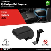 Dacia Dokker Kol için Dayama Kolçak Çelik Ayaklı ABS Siyah 2010 Üzeri A+Kalite thumbnail 1