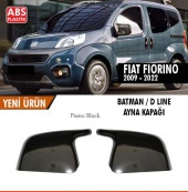 Fiat Fiorino Batman için Ayna Kapağı 2009-2022 Piano Black thumbnail 2