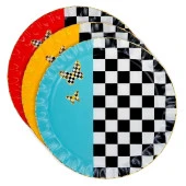 Glore Audra Altın Yaldızlı 6 Kişilik Cam Servis Tabağı Takımı 28093 thumbnail 5