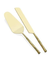 The Mia Goldy Pasta Servis Takımı 2 Parça CKB0180 - 1