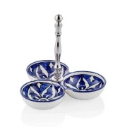 The Mia Corallo Çerezlik Mavi 3 Bölmeli 19x19x19 cm CRL0010 - 1