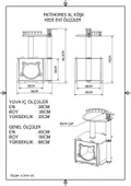 Patihomes Pro Katlı Kedi Tırmalama Oyun Evi - 3