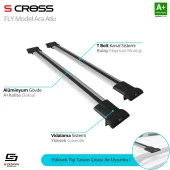 Subaru Xv 2012-2017 için Fly Model Gri Ara Atkı A+Kalite thumbnail 1