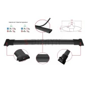 Mini Countryman F60 için 2017 Üzeri Fly Model Siyah Ara Atkı A+Kalite thumbnail 3