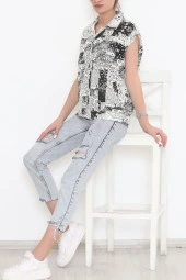 Gabardin Yelek Siyah - 1349.1367. - 2