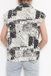 Gabardin Yelek Siyah - 1349.1367. - 8