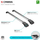 Mercedes Eqb (X243) için 2021 Üzeri Ace-1 Model Gri Ara Atkı A+ Kalite thumbnail 1