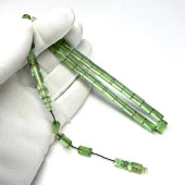 Kesme Model Usta İşi Sistemli 7-10mm Ateş Kehribar Tesbih thumbnail 1