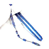 Kesme Model Usta İşi Sistemli 6-10mm Ateş Kehribar Tesbih thumbnail 1