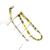 Bilek Boy Kapsül Model Püsküllü 5-8mm Ateş Sıkma Kehribar Tesbih - 1