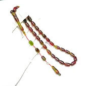 Usta İşi Kapsül Model 7-11mm Sistemli Ateş Sıkma Kehribar Tesbih thumbnail 1