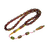 Usta İşi Kapsül Model 7-11mm Sistemli Ateş Sıkma Kehribar Tesbih thumbnail 2