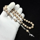 Beyzi Model Püsküllü 9-11mm Hareli Katalin Baga Tesbih thumbnail 2