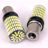 P21w Ba15s 1156 144 Ledli Ultra Parlak Geri Vites Park Ampül Tek Duy Beyaz (2 ADET) - 4