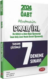 2024 ÖABT Mutmain DKAB İHL Tamamı Çözümlü 7 Deneme Sınavı Data Yayınları - 1