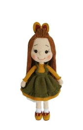 Elmas Bebek Amigurumi Organik Oyuncak - 1