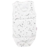 Unisex Ekru Ayyıldız Askılı Badi Zıbın - 1