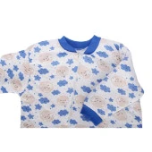 Erkek Çocuk Mavi Bulutlu Yıldız Desenli Uyku Tulumu - 3