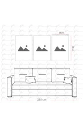 Atatürk Köşesi Triple Miyrem-Cam Tablo - 4