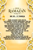 MSM Ramazan Kolisi Erzak Paketi Bakliyat Seti 17  Parça No 35 thumbnail 2