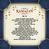 MSM Ramazan Erzak Kumanya Paketi Kolisi 16 Parça No 10 thumbnail 2