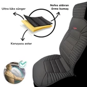 Space Oto Koltuk minderi, Tüm araçlara uyumlu 2'li set özel tasarım minder - 4