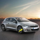 VW Scirocco 2015-2018 Sağ Ön Çamurluk Davlumbaz Kapağı 1K8805414 - 1