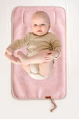 Anne Bebek Bakım Örtüsü Yenidoğan Alt Açma Değiştirme Solid Pemb Organizer Pedi Minderi Çift Taraflı thumbnail 2