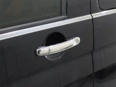 Volkswagen Transporter T5 için Kapı Kolu 4 Kapı Krom 2003-2010 thumbnail 2