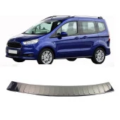 Ford Courier Arka için Tampon Eşiği Krom 2014 Ve Sonrası thumbnail 2