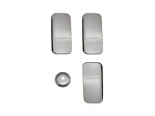 Ford Transit 6 için Kapı Kolu 3 Kapı 4 Parça Krom 2006-2013 - 1