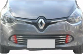 Renault Clio 4 için Ön Tampon Çıtası 6 Parça Krom 2013-2016 thumbnail 2