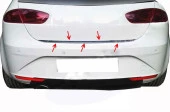 Seat Leon 2 için Facelift Bagaj Alt Çıtası Krom 2010-2012 - 1
