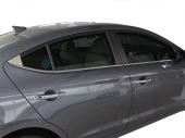 Hyundai Elantra 6 için Cam Çıtası 6  Parça Krom 2016 Ve Sonrası thumbnail 2