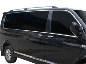 Volkswagen Multivan T5.5 için Cam Çerçevesi 14 Parça Krom (U.Ş) Tek Sürgü 2010 Ve Sonrası thumbnail 1