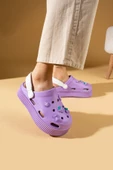 Pembe Potin Yüksek Taban Jibbitzli Eva Comfort Kadın Sandalet DNZ224-24 - 6