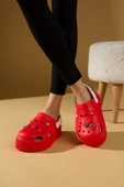 Pembe Potin Yüksek Taban Jibbitzli Eva Comfort Kadın Sandalet DNZ224-24 - 7