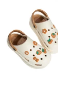 Pembe Potin Yüksek Taban Jibbitzli Eva Comfort Kadın Sandalet DNZ224-24BejVizon - 4